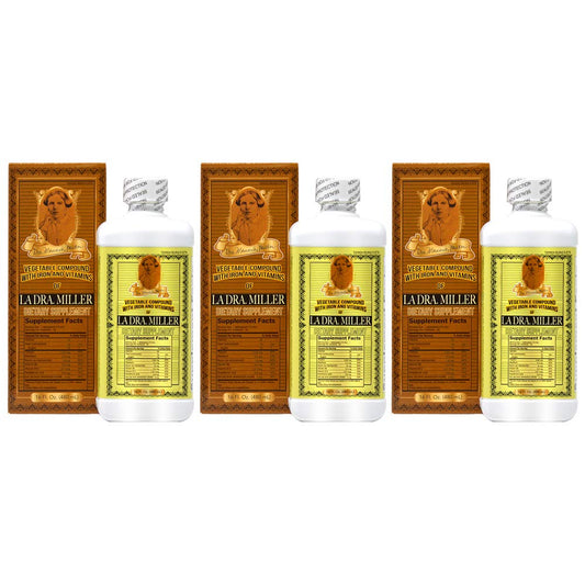 Menper Vegetal Compound 3 Pack - 16 oz cada uno - La Dra. Miller