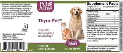 PetAlive Thyro-Pet – Gotas Líquidas de Apoyo – Eleuthero (Eleutherococcus senticosus): Conocido como ginseng – Image 9