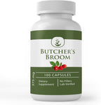 Pure Original Ingredients Escoba de Carnicero, 100 Cápsulas, Siempre Puro, Sin Aditivos ni Rellenos, Verificado en Laboratorio