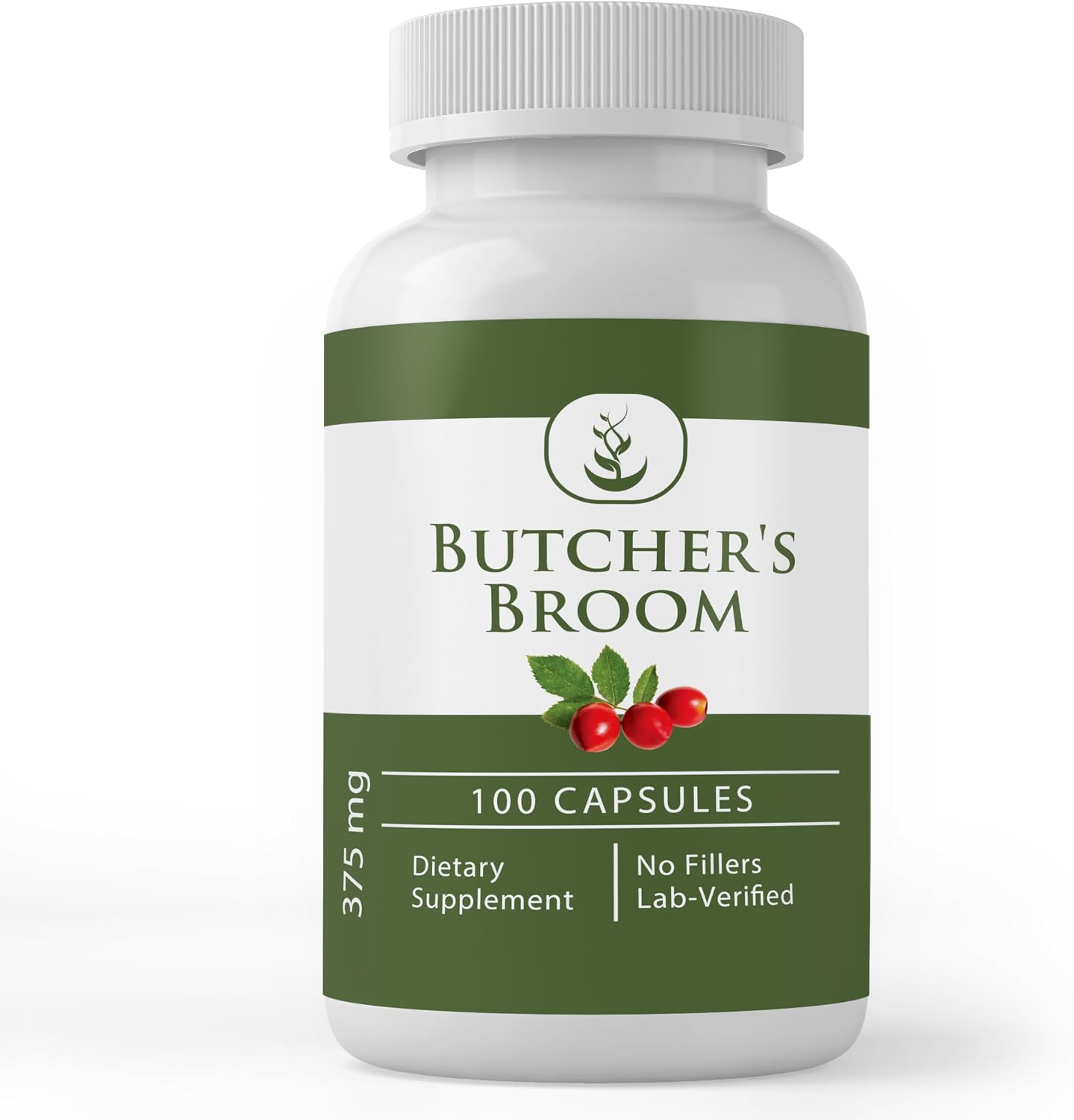 Pure Original Ingredients Escoba de Carnicero, 100 Cápsulas, Siempre Puro, Sin Aditivos ni Rellenos, Verificado en Laboratorio