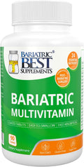 Multivitamínico Bariátrico con Hierro - 24 Nutrientes Esenciales para Después de Cirugía Bariátrica - 90 Comprimidos