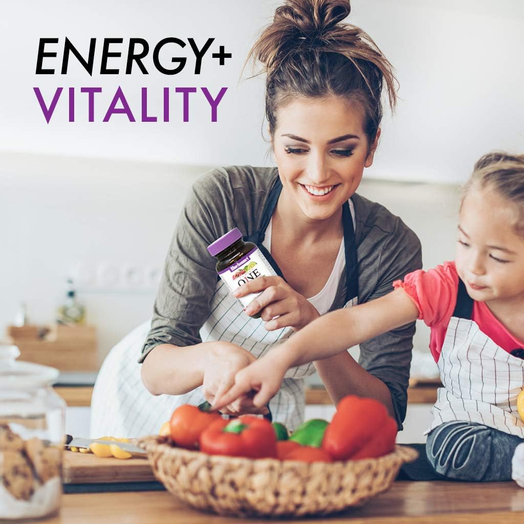 Bluebonnet Nutrition Ladies One – Multivitamínico y Mineral en Cápsulas Vegetales para Mujeres, con K2 y Mezcla de Alimentos Integrales, 90 Cápsulas