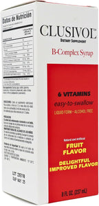 Clusivol B-Complex Syrup – Jarabe de vitaminas del grupo B (237 ml)