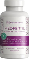 MedFertil Fertility Support – Vitaminas prenatales con hierro, Myo-Inositol, ácido fólico y vitaminas B, 30 comprimidos