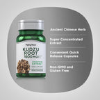 Piping Rock Cápsulas de Raíz de Kudzu | 100 Cápsulas | Extracto en Pastillas | Suplemento Sin OMG y Sin Gluten