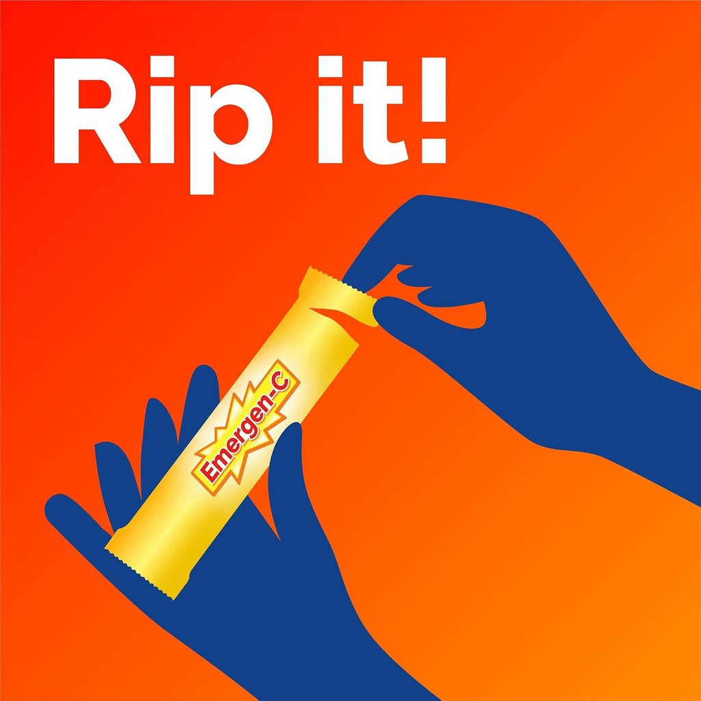Emergen-C Kidz Crystals – Suplemento de Vitamina C con Zinc y Vitaminas B – Sabor Fresa Chispeante – 56 Sticks