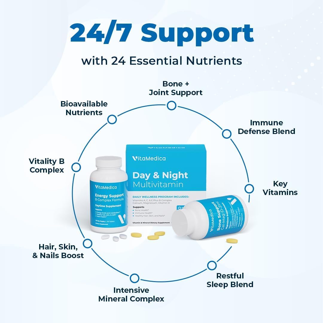 VitaMedica Multivitamínico Día y Noche | 30 Días