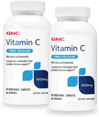GNC Vitamina C de Liberación Prolongada 1000 mg - Paquete Doble