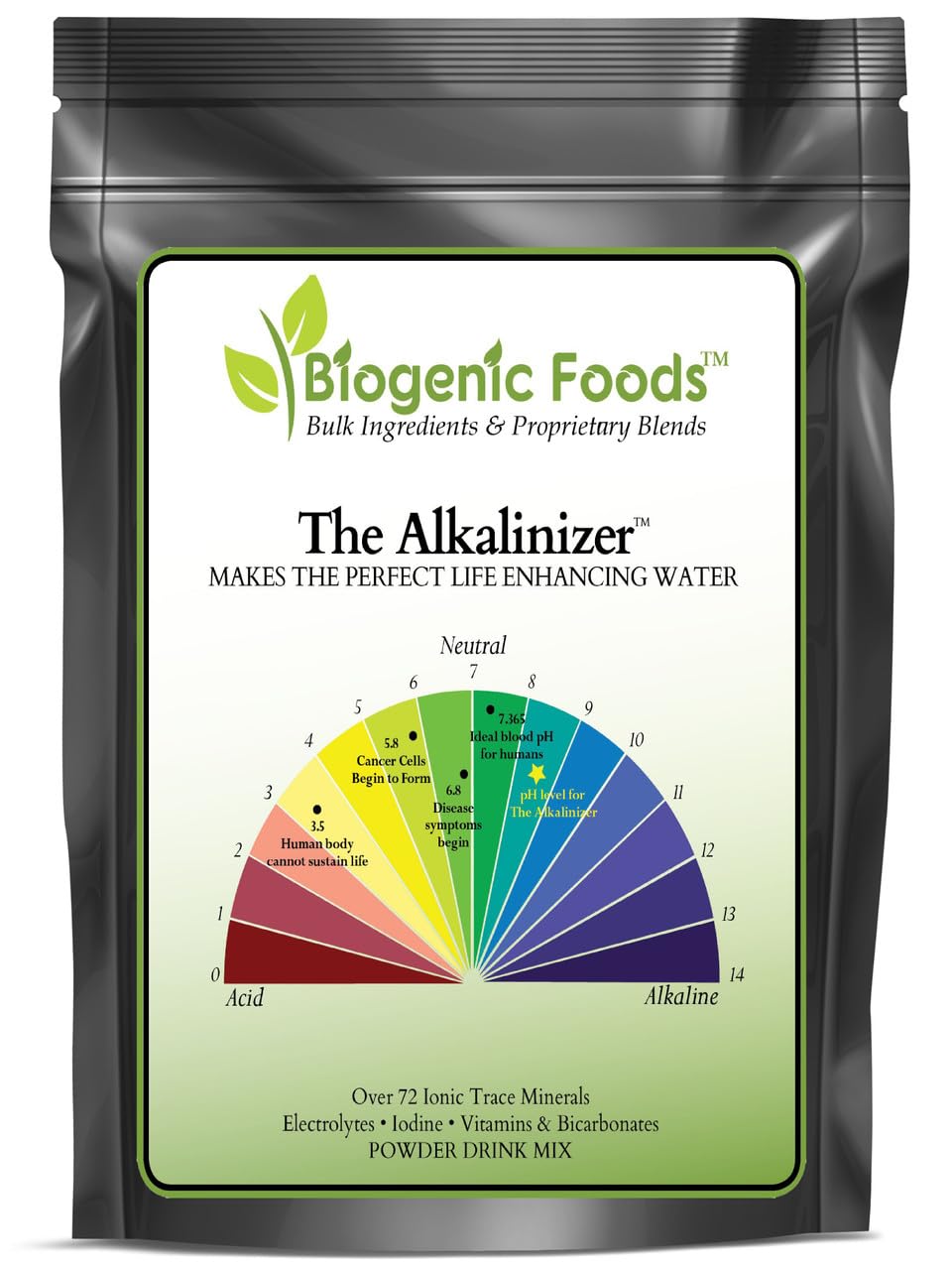 Alkalinizer - Alcalinizador de Agua para Equilibrar el pH Corporal - 60+ Galones