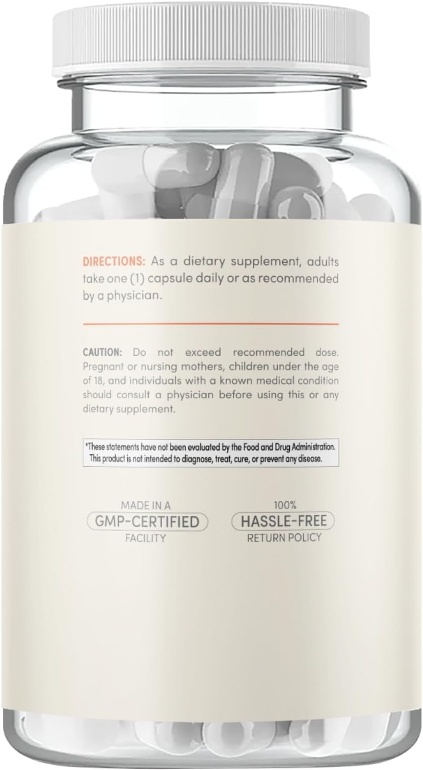 Clear Formulas Bioactive SAM-e 400mg - Suplemento de SAM-e de Alta Potencia con Forma S,S Activa - Vegano, Sin Gluten - 30 Cápsulas