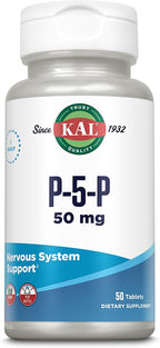 Kal B-6 50 mg Piridoxal-5-fosfato, 50 Comprimidos