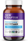 New Chapter Perfect Calm - Multivitamínico Diario para el Estrés y el Ánimo con Vitaminas B + Albahaca Santa + Melisa + Ingredientes Orgánicos - 144 Comprimidos