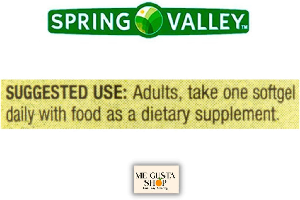 Spring Valley Vitamina K2 100 mcg, 60 Cápsulas Blandas con Pastillero
