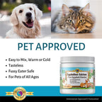 Eggshellent Calcium - Polvo de cáscara de huevo para perros y gatos - 454 g