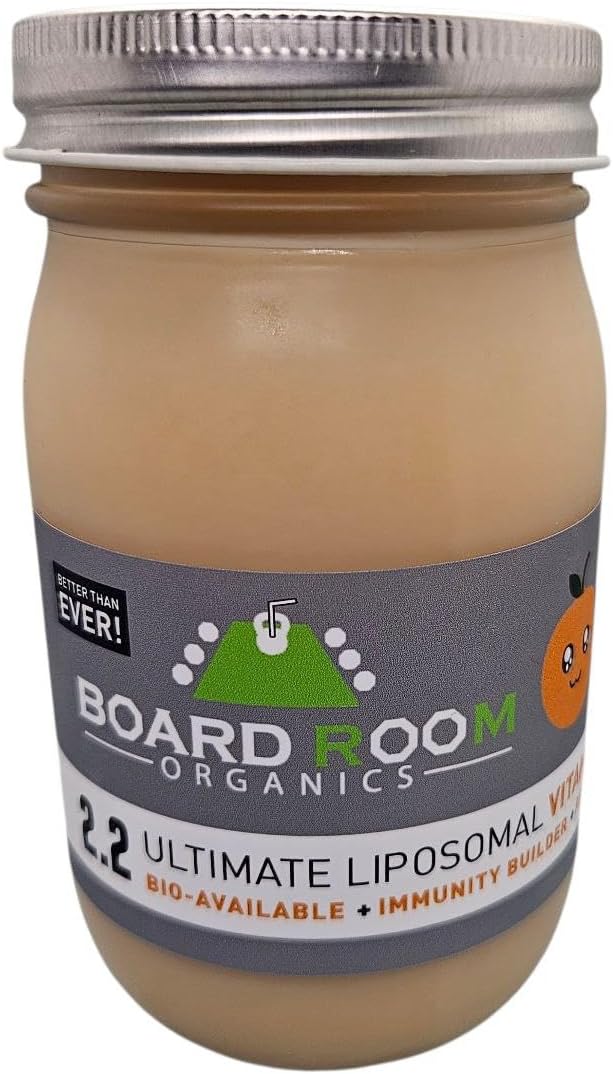Board Room Organics Vitamina C Liposomal 3000 mg por porción – 473 ml (16 oz)