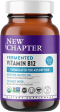 New Chapter Vitamina B12 Fermentada, 1000 mcg, 30 Comprimidos