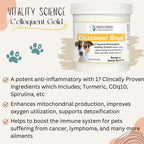 Vitality Science Celloquent Gold para Perros – Suplemento de Apoyo Inmunológico Integral, 120g