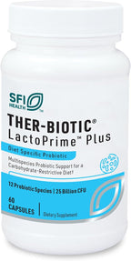 SFI Health Ther-Biotic LactoPrime Plus - Probióticos Lactobacillus y Bifidobacterium (60 Cápsulas)