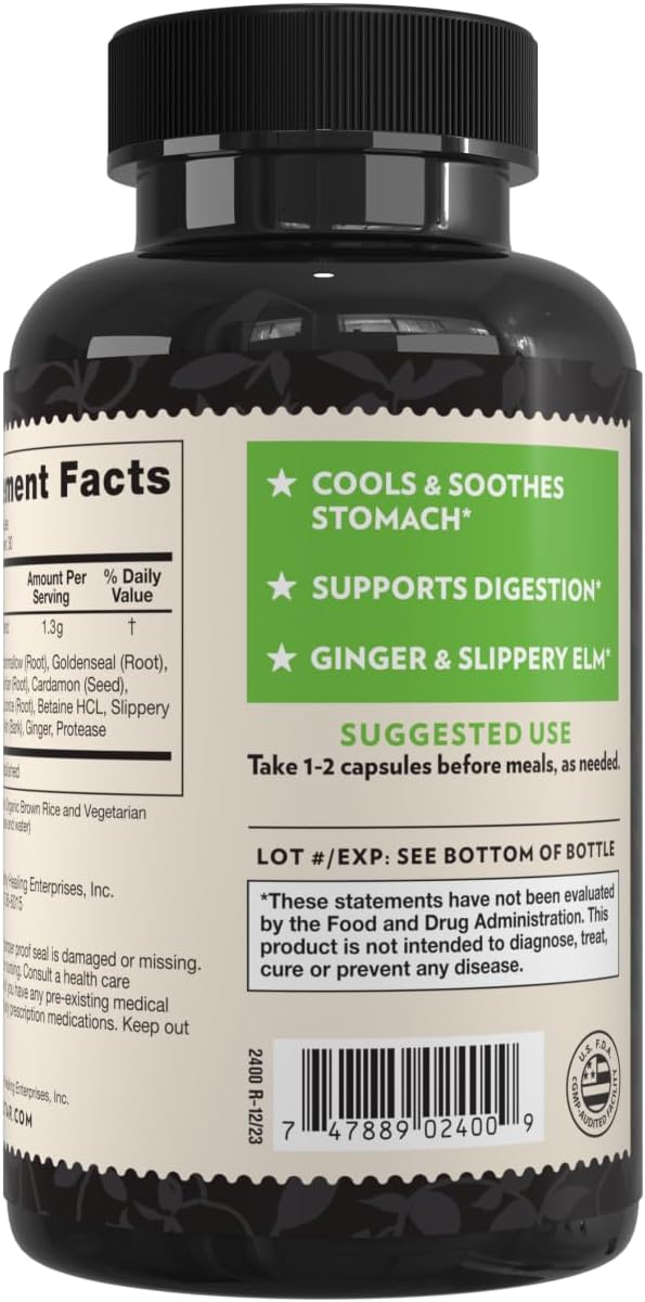 Crystal Star GI Support – Natural Digestive Supplement (60 Capsules)