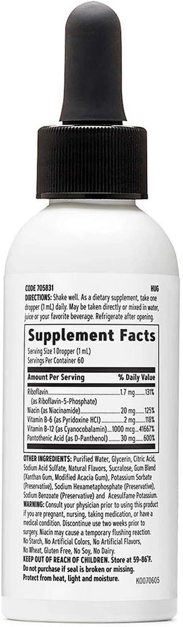 GNC B-Complex Liquid - Complejo B Líquido - 60 Dosis