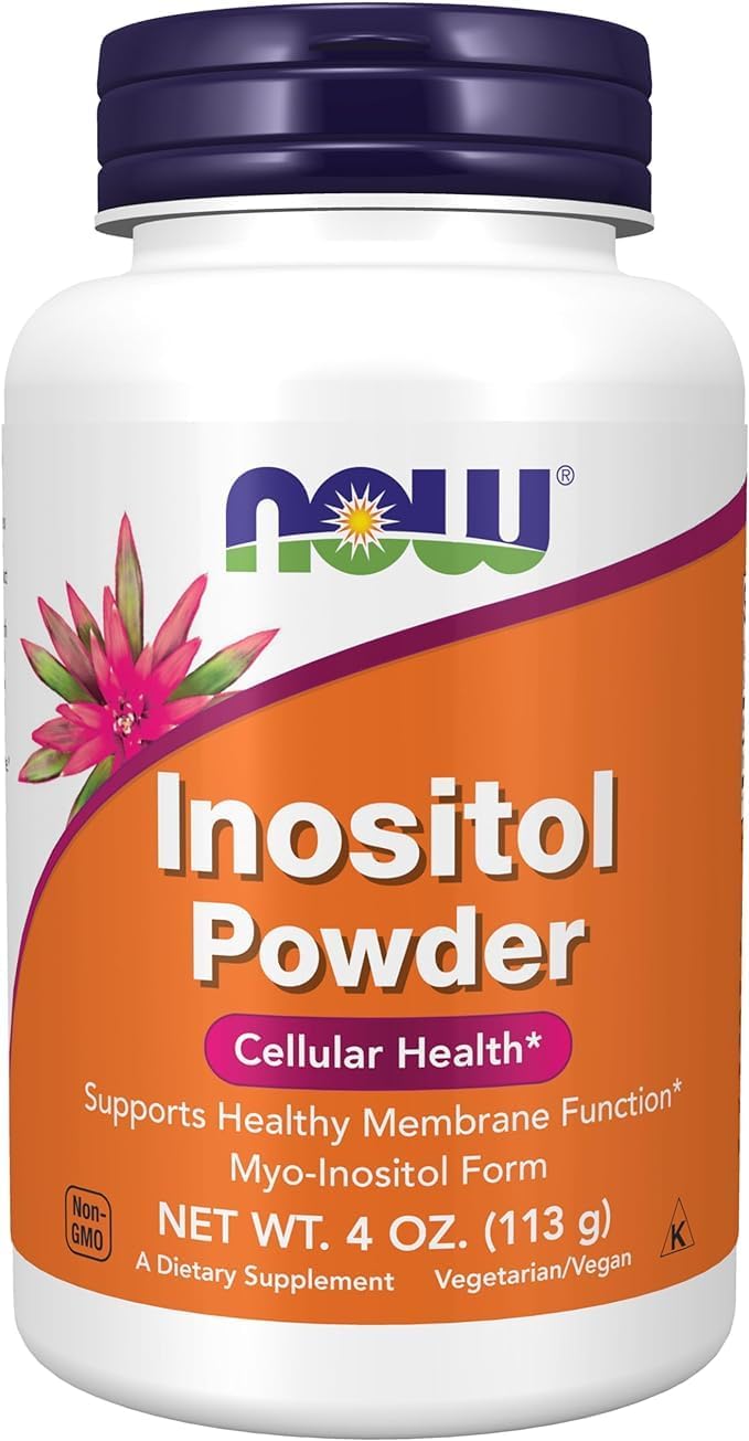 NOW Foods Inositol Puro en Polvo, 4 oz (Pack de 2)