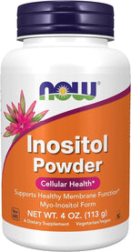 NOW Foods Inositol Puro en Polvo, 4 oz (Pack de 2)