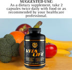 RSN Vita Life Multivitamínico Completo + CoQ-10, EFA, Vegetales y Hierbas, 150 Cápsulas