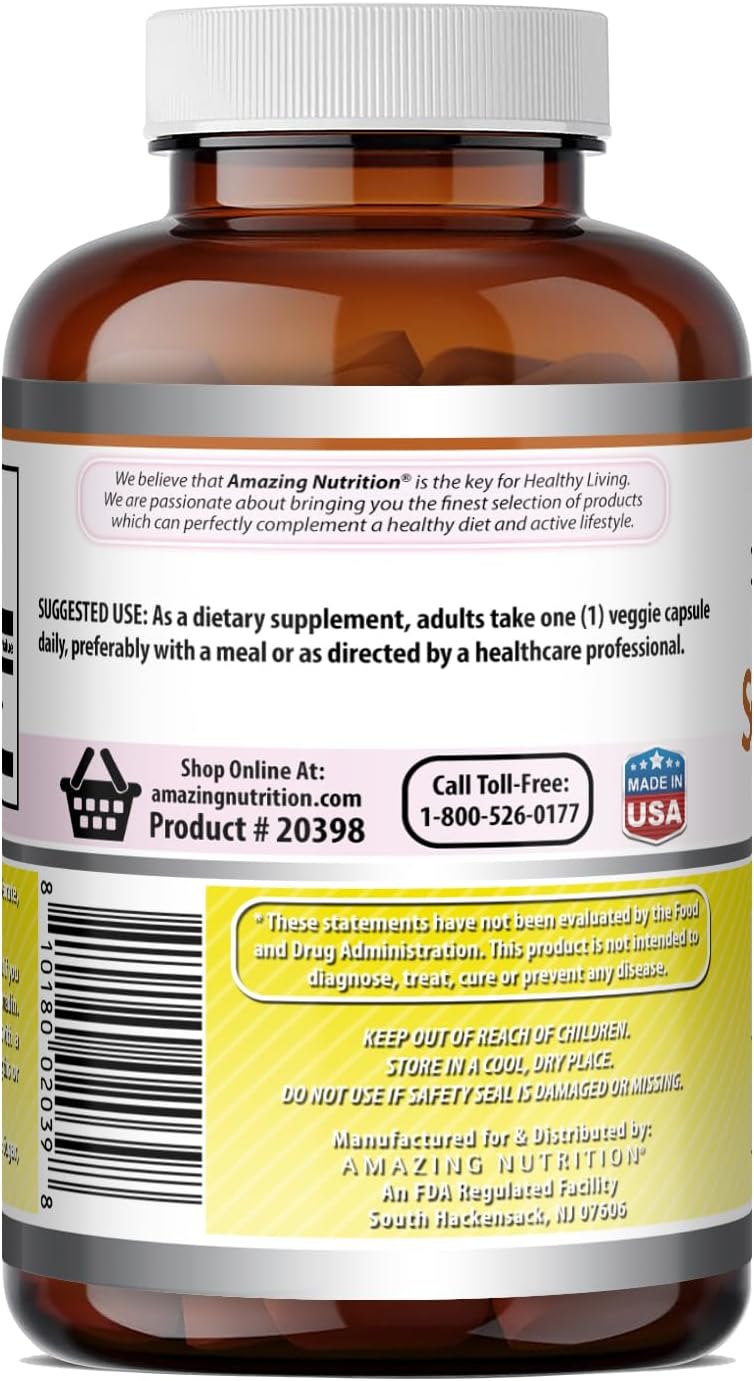 Amazing Formulas Serrapeptase 40.000 UI - 270 Cápsulas Vegetales