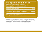 Premier Research Labs Vitamin D3 Serum - Liquid Vitamin D Drops 5000 IU, High Potency - 0.43 fl oz