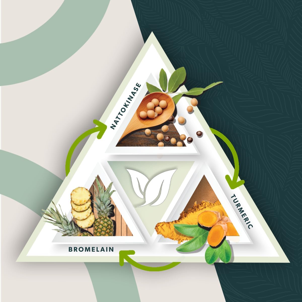 Spike Tri-Support+ con Nattokinasa, Bromelina y Cúrcuma - Incluye Extracto de Diente de León, Semilla Negra, Té Verde, Selenio y Musgo Irlandés