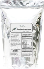 NuSci Ascorbato Sódico en Polvo Puro 500g (1.1lb) - Vitamina C Tamponada