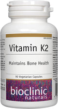 Bioclinic Naturals Vitamina K2 100 mcg - 90 Cápsulas Vegetarianas
