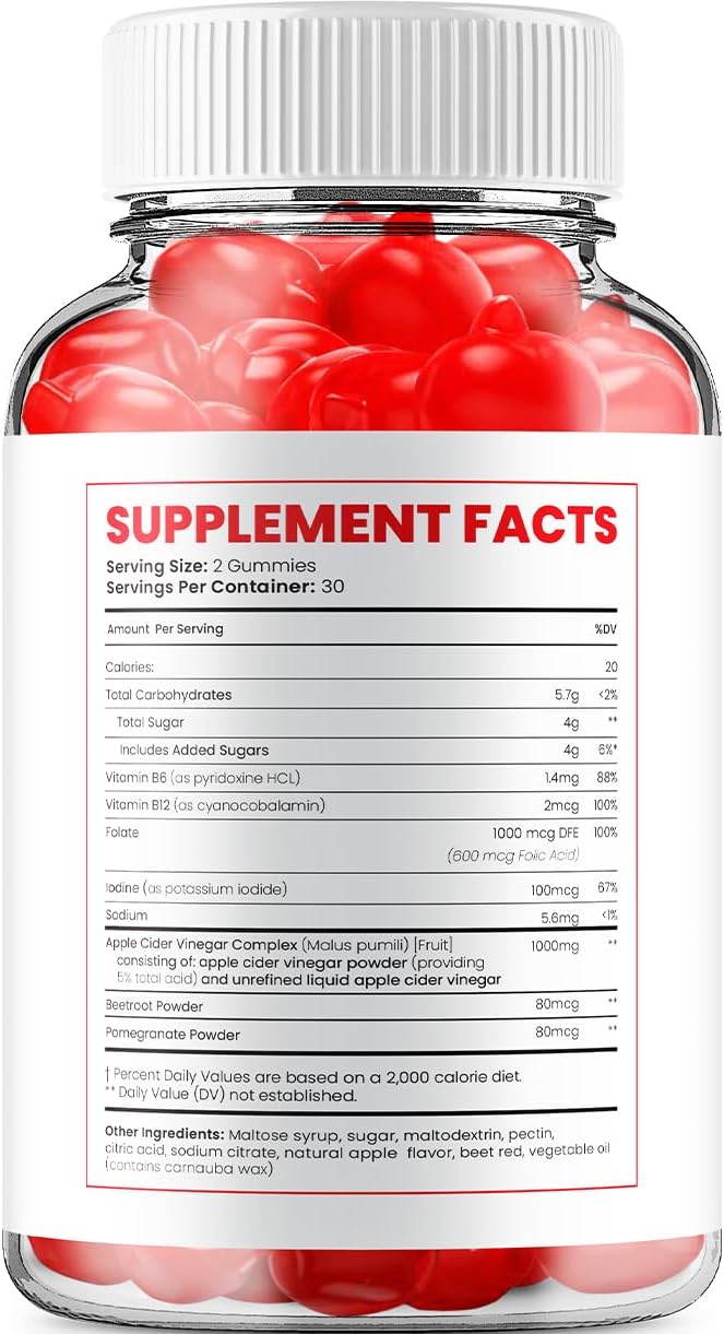 SlimX Keto ACV Gummies - 60 Gominolas