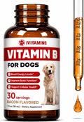 Complejo Vitamínico B para Perros - Gotas de Vitamina B - Apoya Energía, Apetito y Vista - Sabor a Bacon - 30 ml