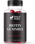 Pete & Pedro Biotina Gominolas para Cabello, Piel y Uñas, 5000mcg, 60 Gominolas