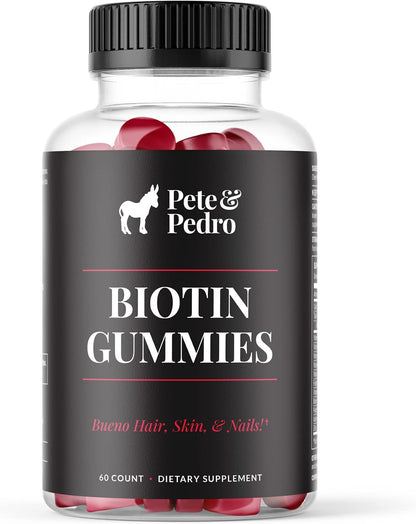 Pete & Pedro Biotina Gominolas para Cabello, – El metabolismo energético normal. – Image 1