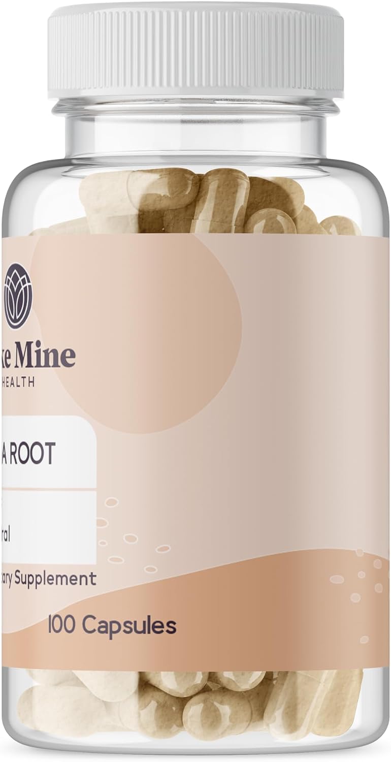 Like Mine Maca Root (100 Cápsulas) Pura, Sin Rellenos, Un Solo Ingrediente