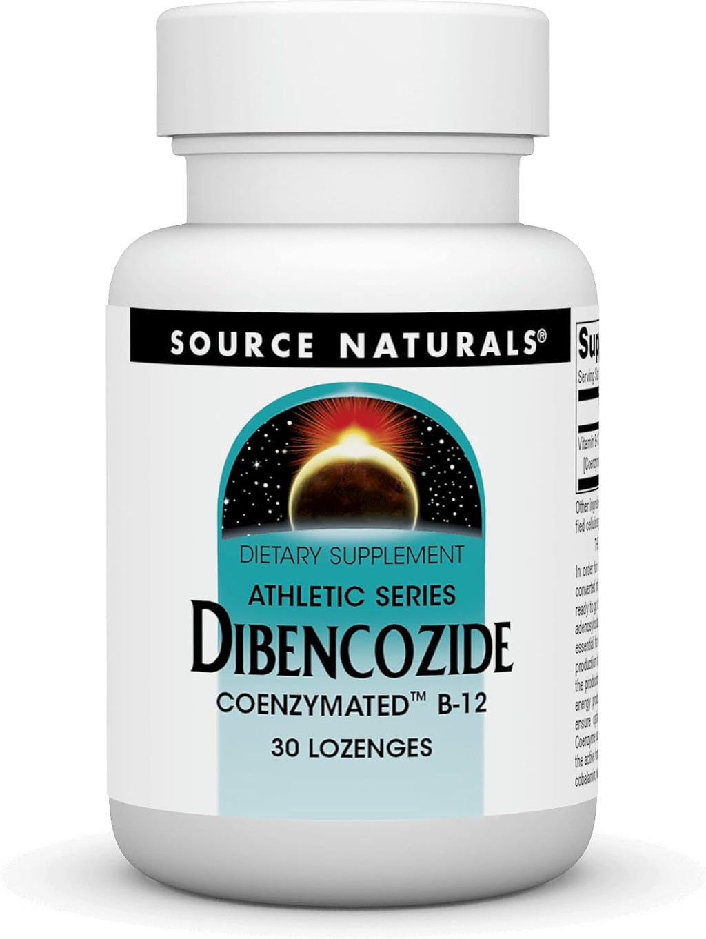Source Naturals Dibencozide – Suplemento de vitamina B12 adenosilcobalamina, 30 comprimidos sublinguales