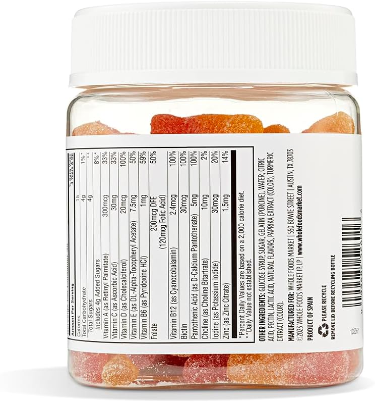 365 by Whole Foods Market, Gominolas Multivitamínicas para Niños, 70 unidades