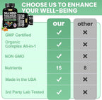Grevol Complex Multimineral con Sea Moss, Ashwagandha y Vitaminas C y D3 – 60 Cápsulas