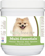 Healthy Breeds Multi-Essentials en Polvo para Perros Pomerania - Suplemento de Vitaminas, Minerales y Antioxidantes - 227 g