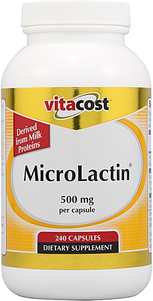 Vitacost MicroLactin - 240 Cápsulas – Inmunoglobulinas (anticuerpos naturales): Contribuyen a la defensa del – Image 1