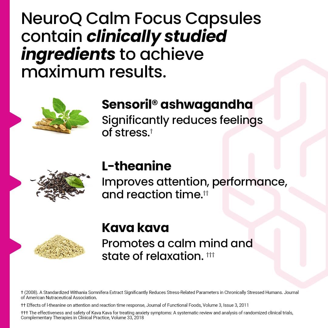 LifeSeasons NeuroQ Calm Focus Cápsulas - 60 unidades