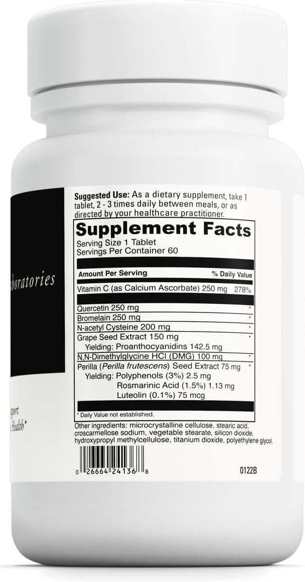 DAVINCI Labs Aller-DMG – Suplemento para la salud respiratoria y nasal