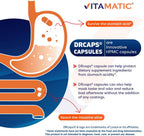 Vitamatic Nattokinase Supplement 4,000 FU, 120 Cápsulas de Liberación Retardada