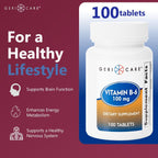 GeriCare Vitamina B-6 100mg, 100 Comprimidos