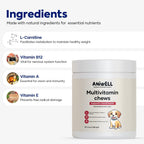 Aniwell Multivitamínico para Perros – Apoyo Inmunológico y Articular, Golosinas Blandas para Todas las Razas