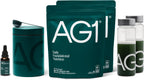 AG1 Greens Powder – Suplemento Multivitamínico, Probiótico y Superfood (Family Value Kit)