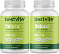 BESTVITE Relora 250mg sin Rellenos - 240 Cápsulas Vegetarianas (2x120)