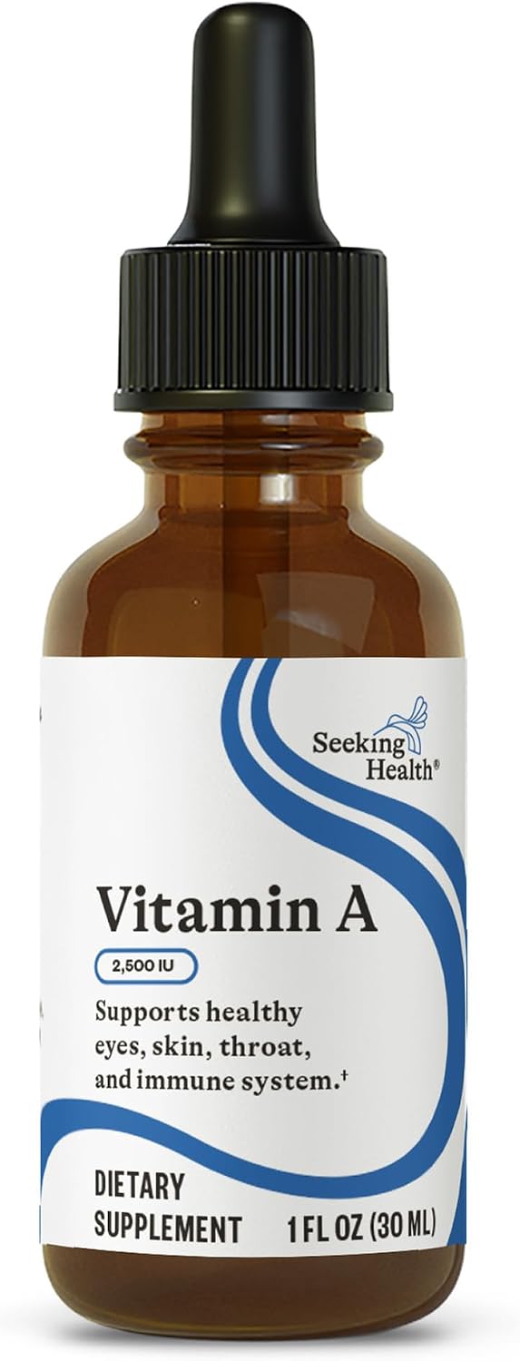 Seeking Health Gotas de Vitamina A - Suplemento Líquido 1500mcg (30ml)